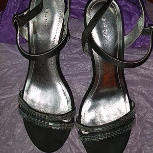 Black Strappy Fioni Heels